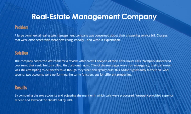 Real-Estate Management Company