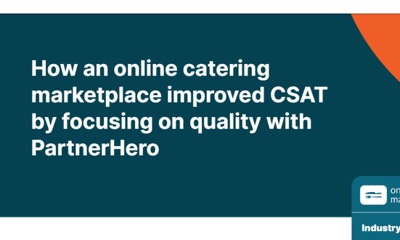 PartnerHero - An online catering marketplace