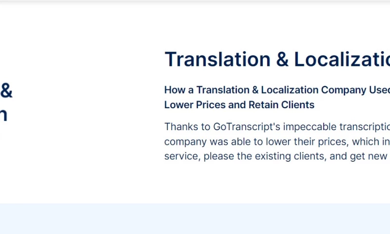 Translation & Localization Company