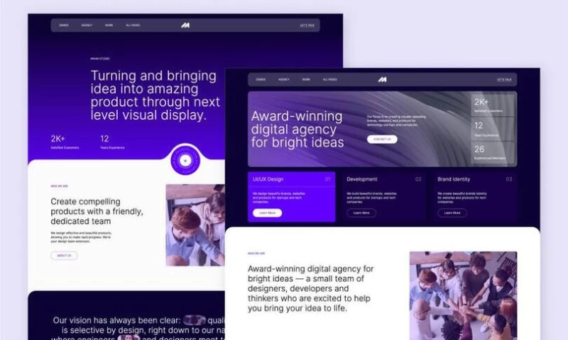 wcopilot - Mixar - Digital Agency Website Template