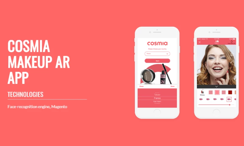 Cosmia AR Makeup app