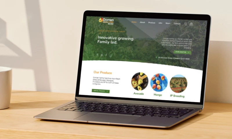 Soto Group - Update Website Design for Dorrian Farms