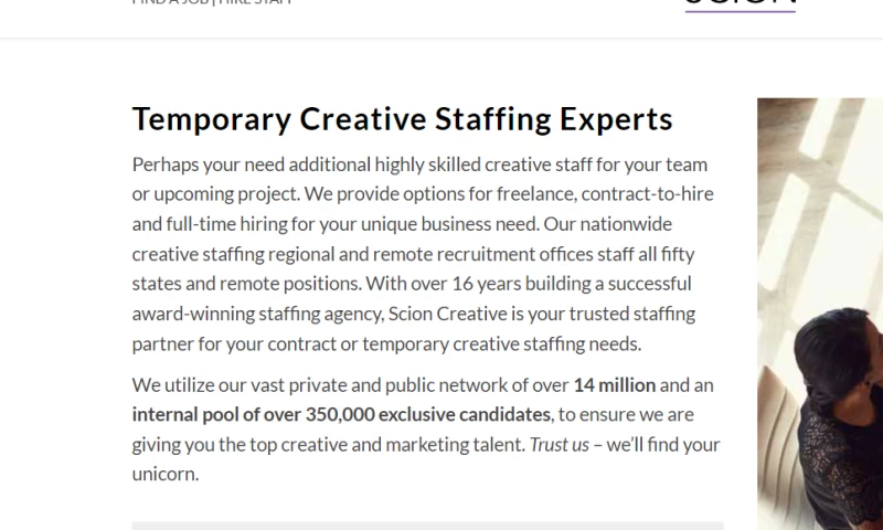 Temporary Creative Staffing