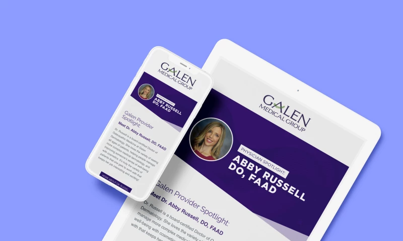 Riverworks Marketing - Galen Medical Group eNewsletter