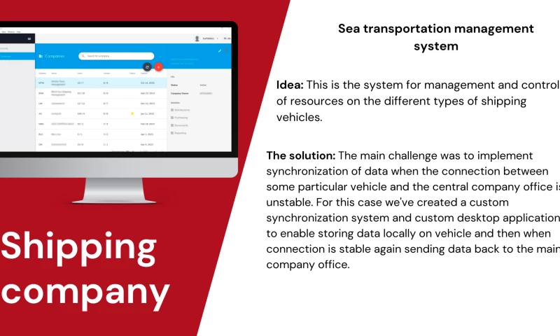 Archysoft - Maritime Logistics Company