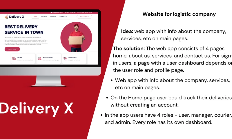 Archysoft - LogiTrack: Streamlining Logistics with Delivery X