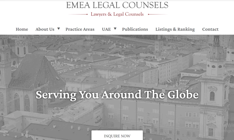 Web Designing & SMM| EMEA Legal Counsels