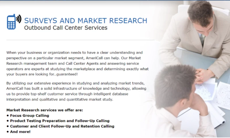 SURVEYS AND MARKET RESEARCH