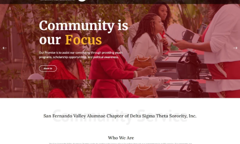 SFVA Delta Sorority Website
