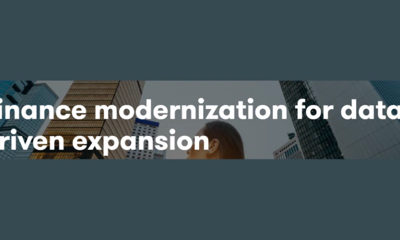 Finance modernization for data-driven expansion