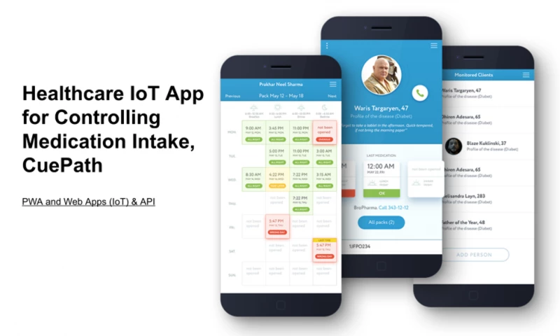LOVATA - Healthcare IoT App for Controlling Medication Intake, CuePath