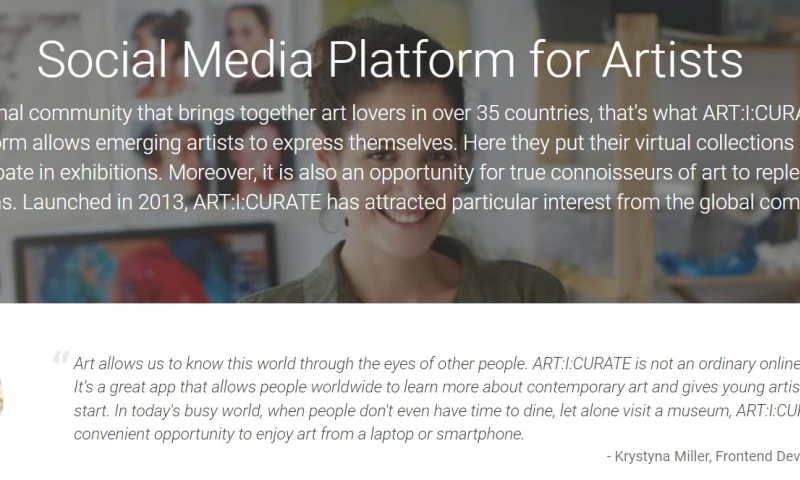 KeyUA - Social Media Platform for Artists