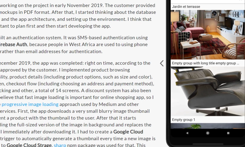 Andrey Gordeev - Shopping app