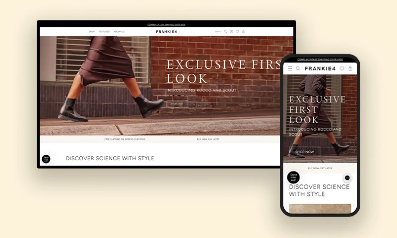 Frankie4's migration from Magento to Shopify