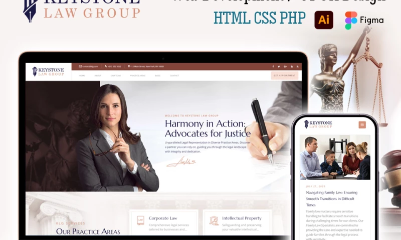 Genflix - Keystone Law Group website