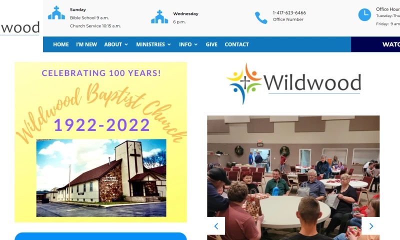 FaithVenture Media - Wildwood Baptist Church Website