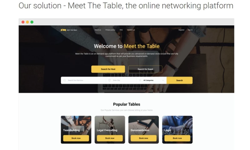 The App Solutions - Meet The Table
