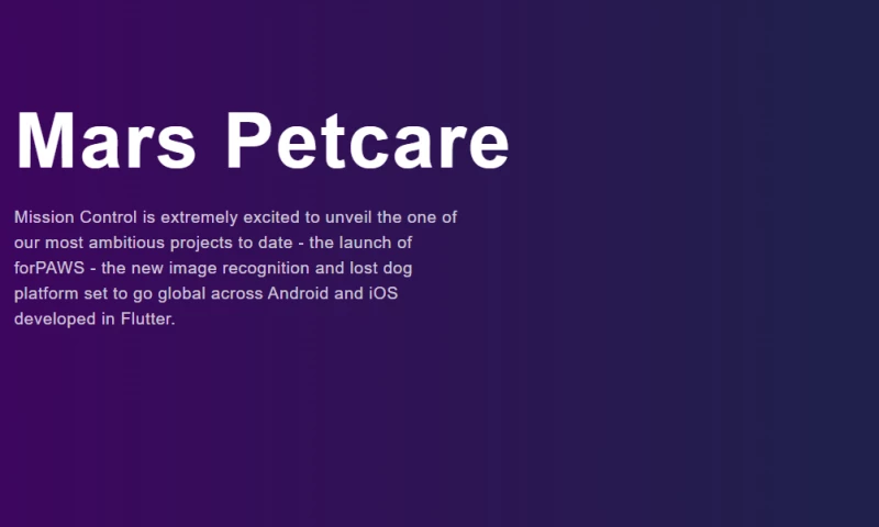 Mission Control - forPAWS platform