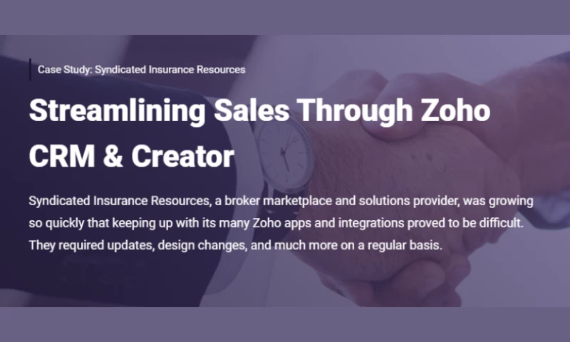 KDG - Streamlining Sales Through Zoho CRM & Creator