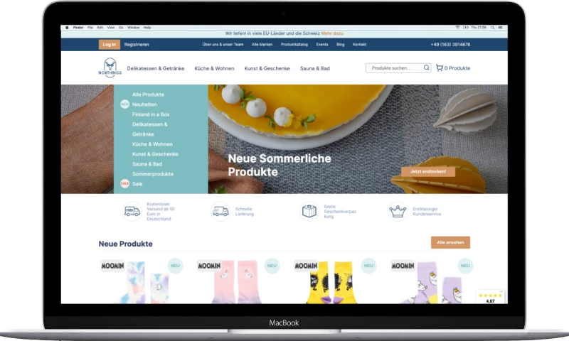 Northings eCommerce website development