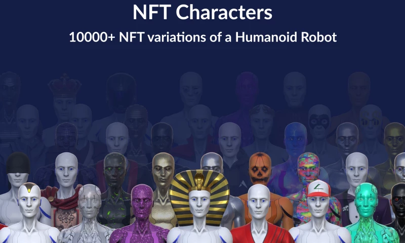 ChicMic Studios - NFT Characters - Robot humanoid