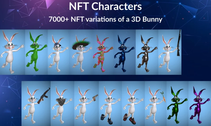 ChicMic Studios - NFT Characters - 3D bunny