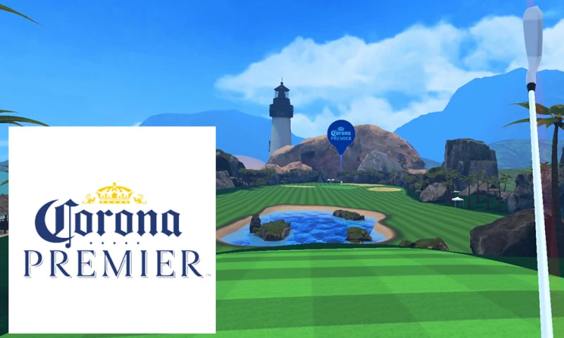 Corona Premier Virtual Reality Golf On-Premise Campaign