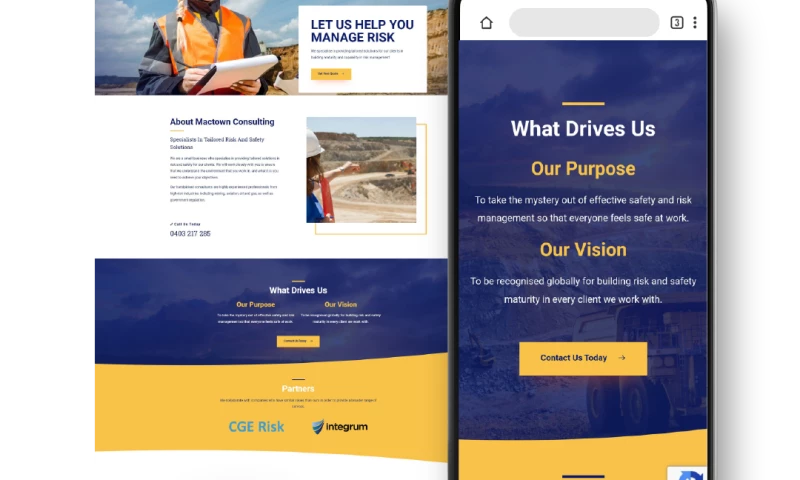 Website Development for Mactown Consulting