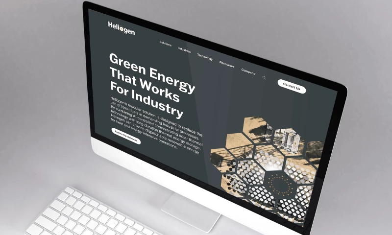 Clear Digital - Heliogen Website Redesign