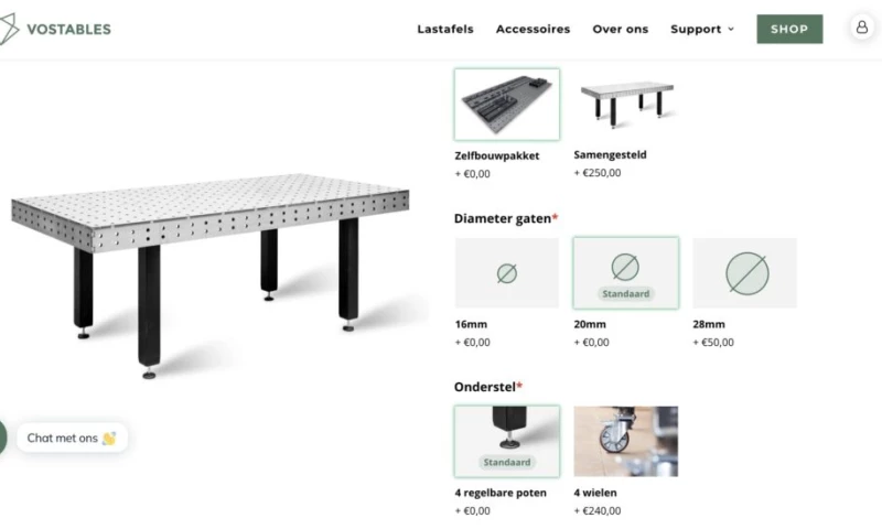 ESKIDOOS - Vostables - Welding tables webshop