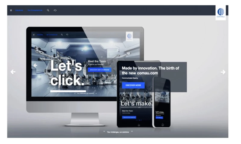 Domino - Domino for Comau: brand image and industry.