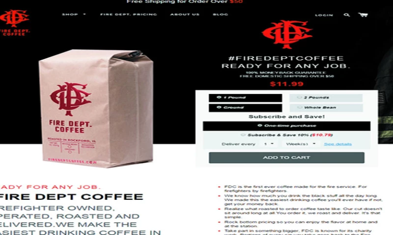 Webinopoly Inc - Fire Dept. Coffee