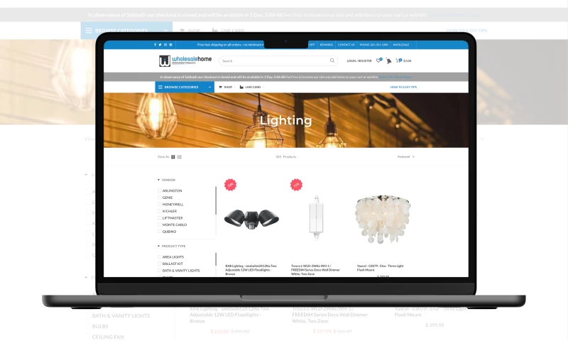 WHOLESALE HOME IMPROVEMENT WEBSITE DEVELOPMENT