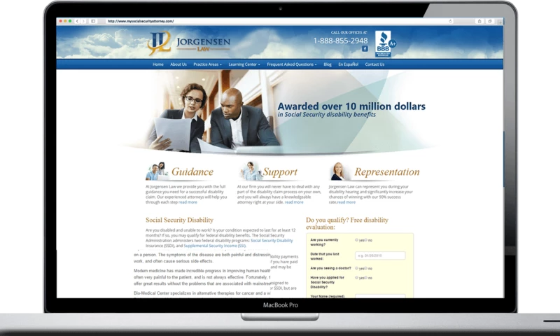 A Professional Layout for Litigation Services