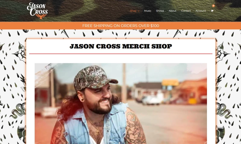 Custom Musician Ecommerce Site