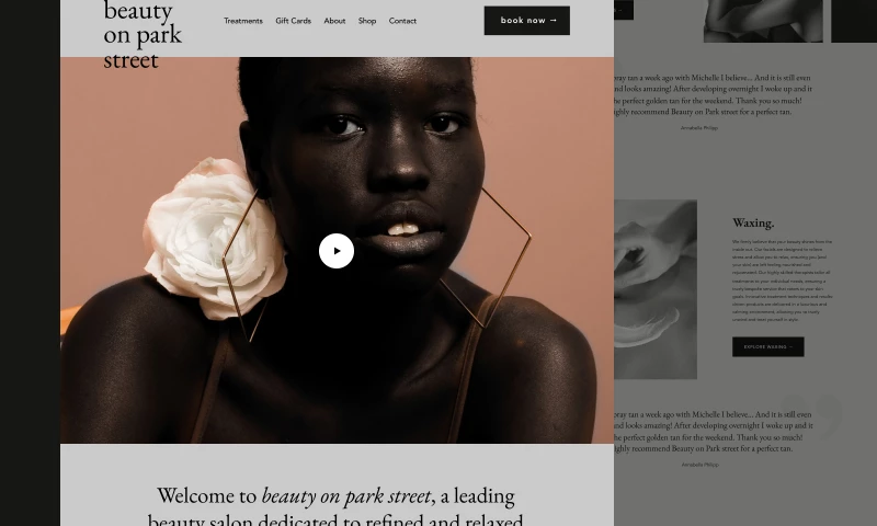Ossmium - Beauty & Fashion Website Design