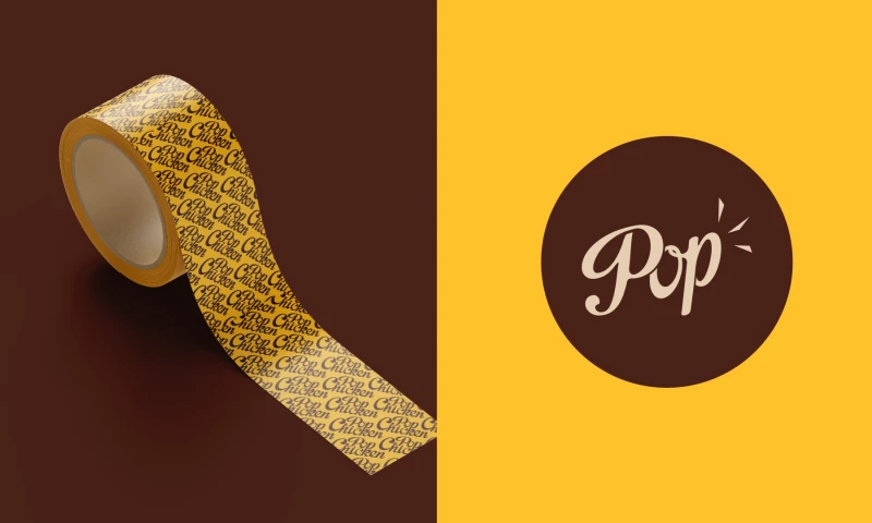 INDUSTRIA BRANDING - PopChicken - Fast-food restaurant branding