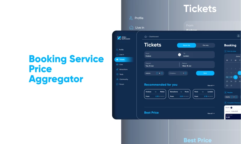 Booking service price aggregator