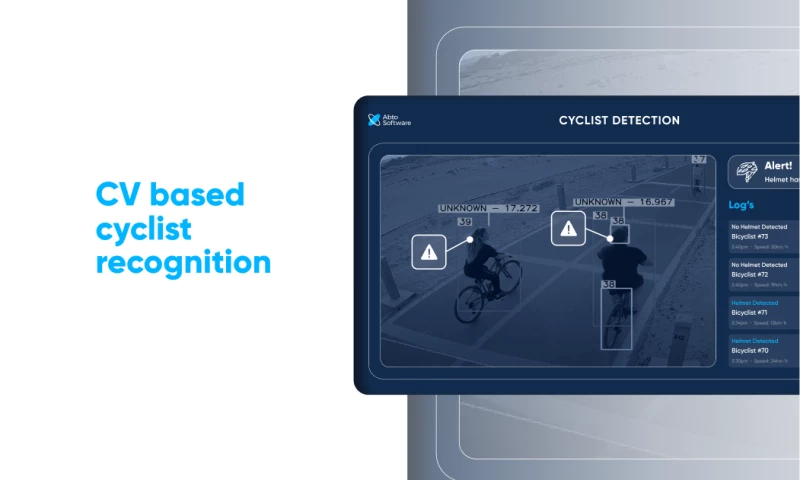 AI-based system for bicycle and helmet recognition