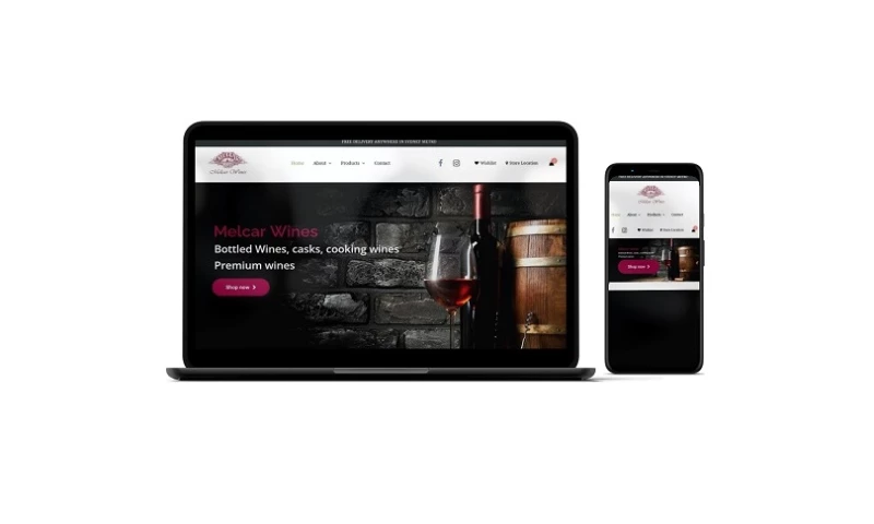 Optimal Web Design - Melcar Wines