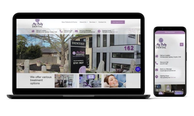 Optimal Web Design - My Body Dental