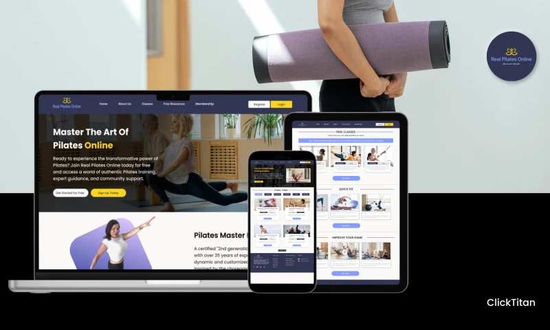 ClickTitan - Real Pilates Online