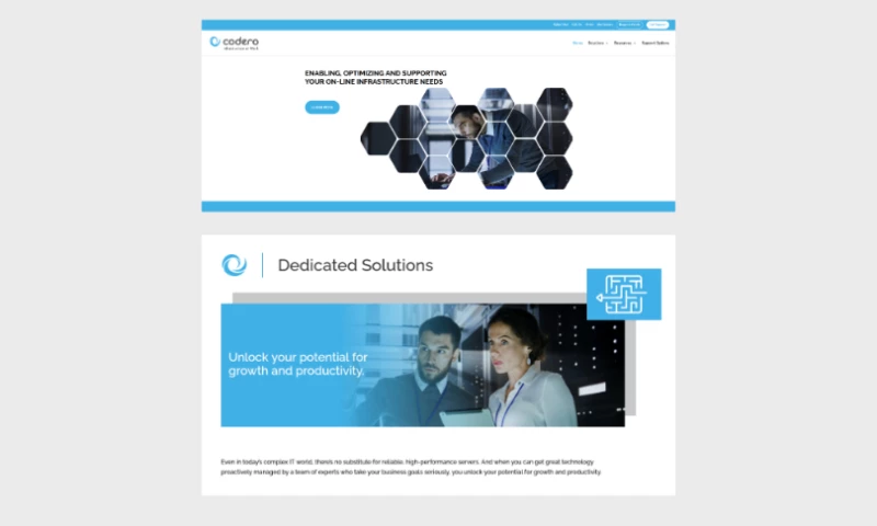 H1 Creative Studio - Codero Website