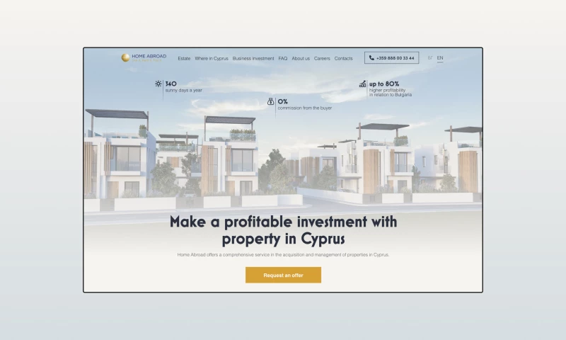 Brand Identity, Web Design and Digital Marketing for Real Estate business