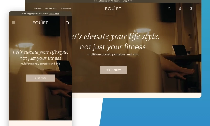 Lantern Sol - Equipt custom-built shopify store