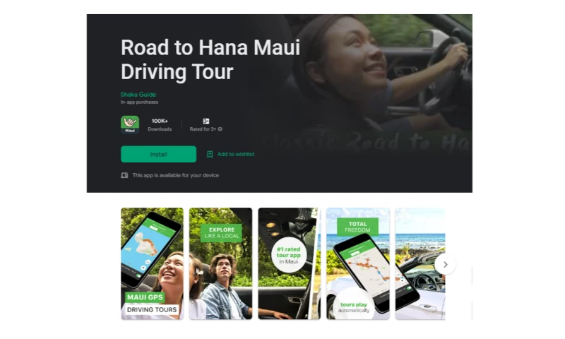 Mobile App Development - Shaka Guide Maui and Road to Hana Tours