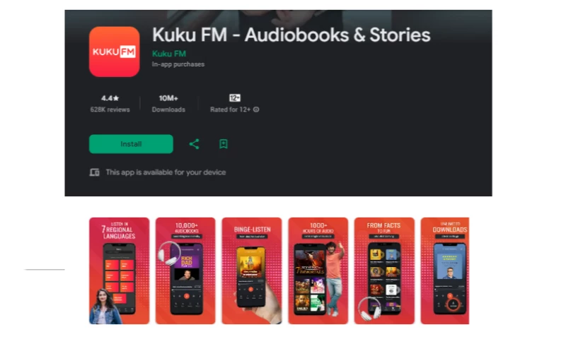 Kukufm - Audiobooks, Podcasts, News Listening Mobile App Development