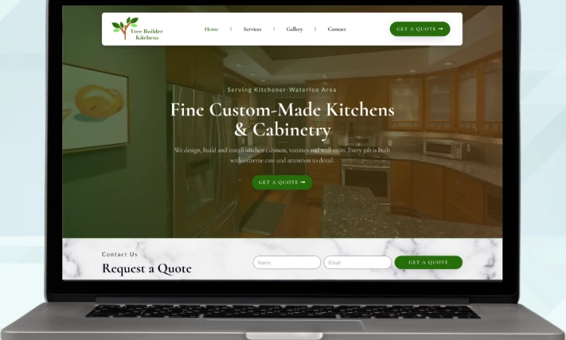 Tree Builder Kitchens (Web Design, Web Development)