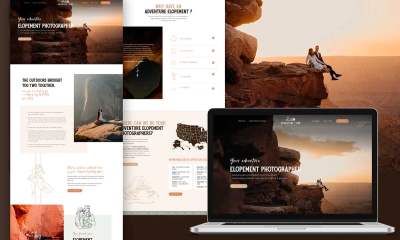 Idea Marketing Agency | Custom Web Design & Web Development - Adventure and Vow: Web Design