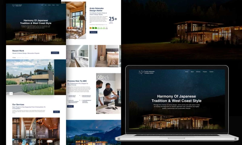 Idea Marketing Agency | Custom Web Design & Web Development - Arata Interior Designer: Web Design